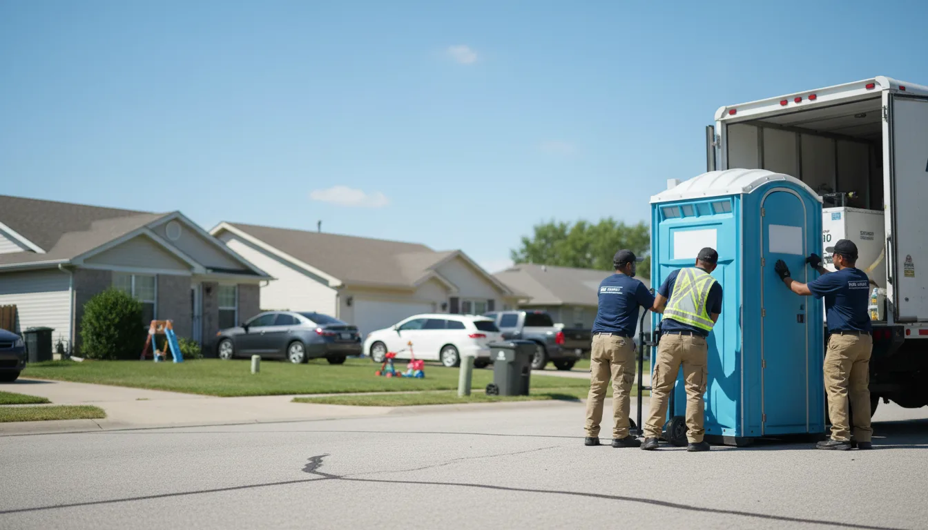 Standard Porta Potty Rentals in New Canton, IL near me